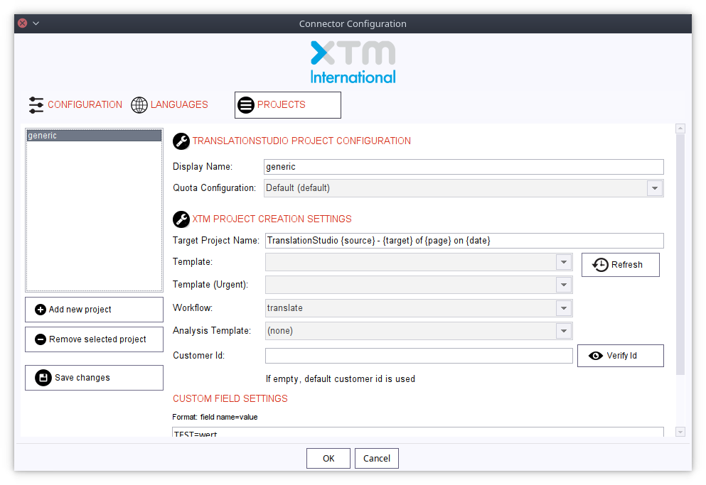 Project Settings